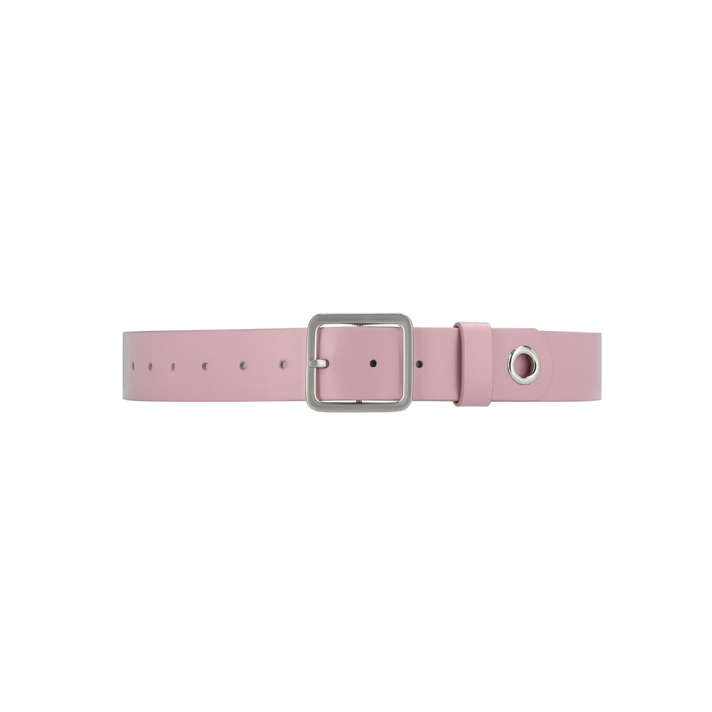 Loop belt in leather