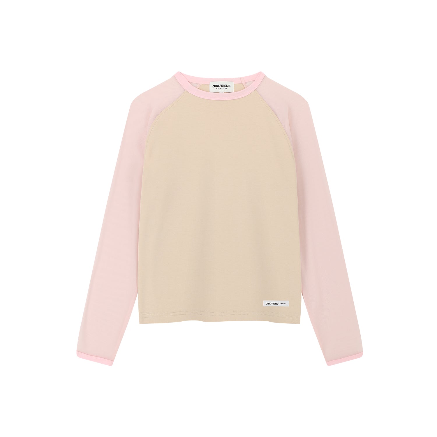 Mesh Raglan Long Sleeve Tee