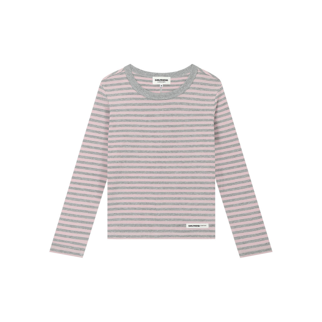 Emma Long Sleeve Tee (Thin Stripe)