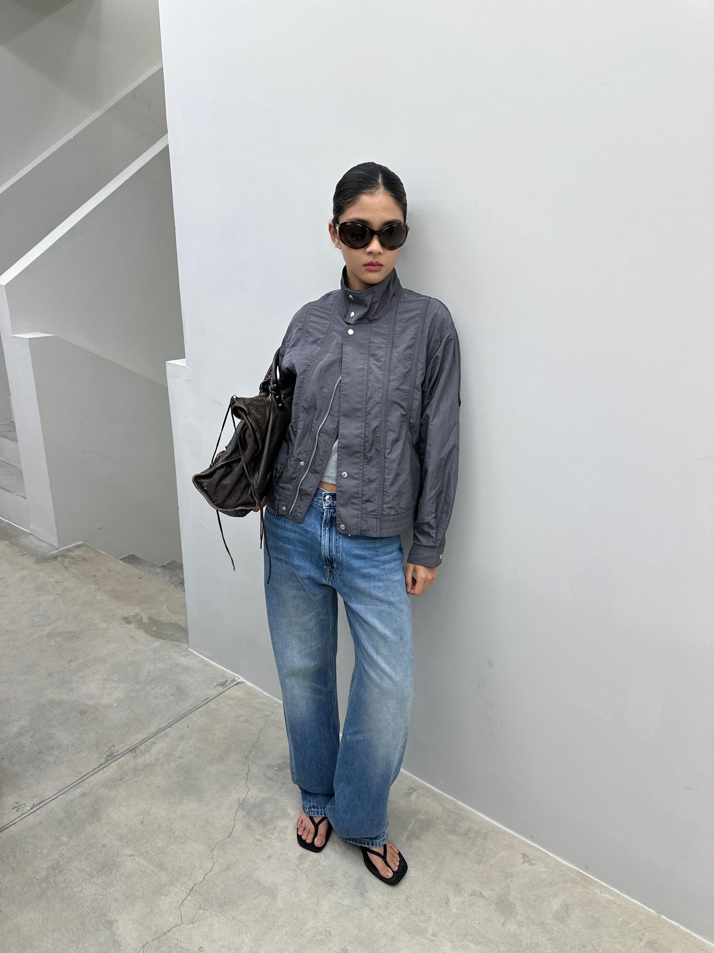 Soft-Twist Wide Jeans