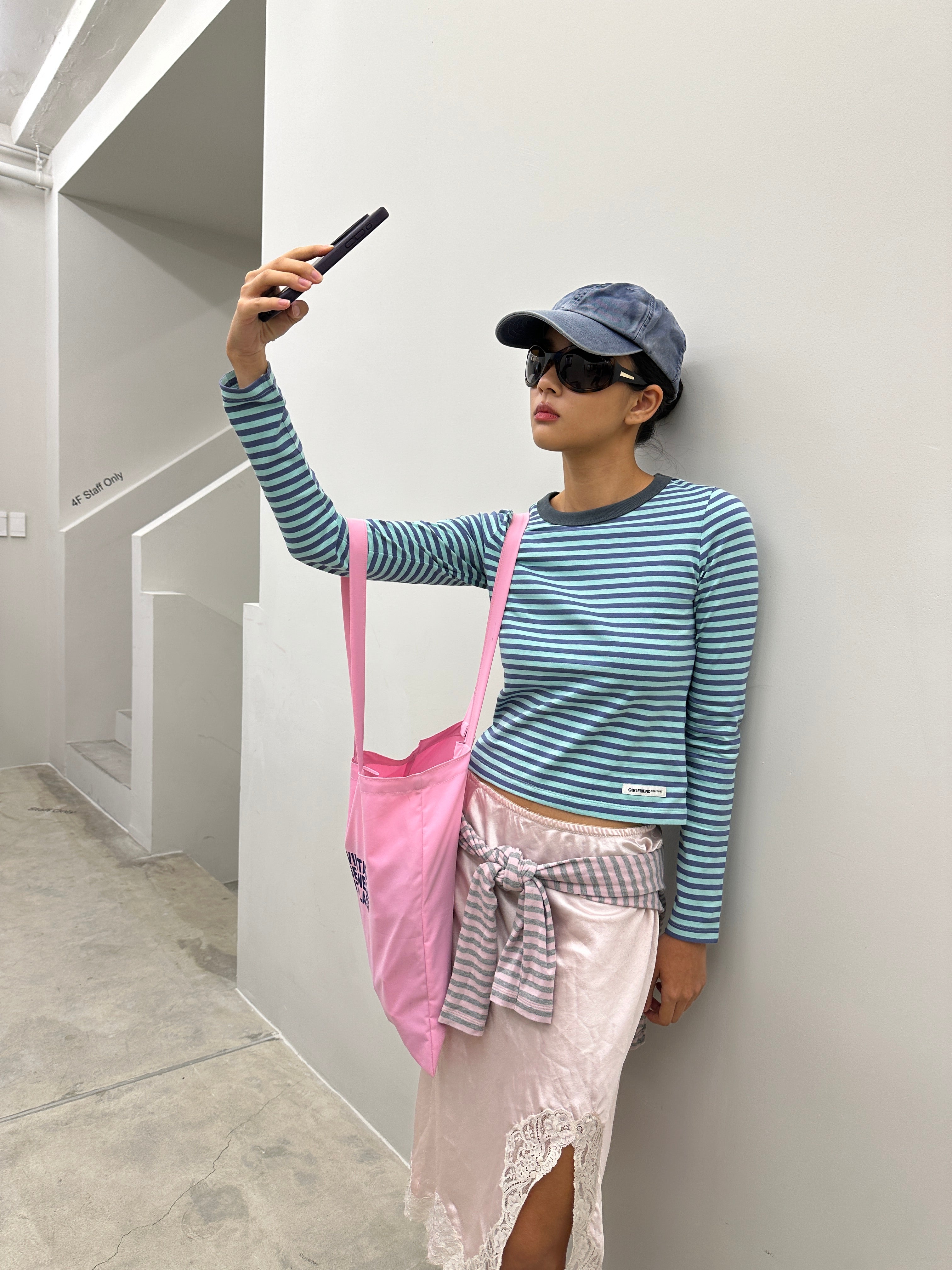 Emma Long Sleeve Tee (Thin Stripe)