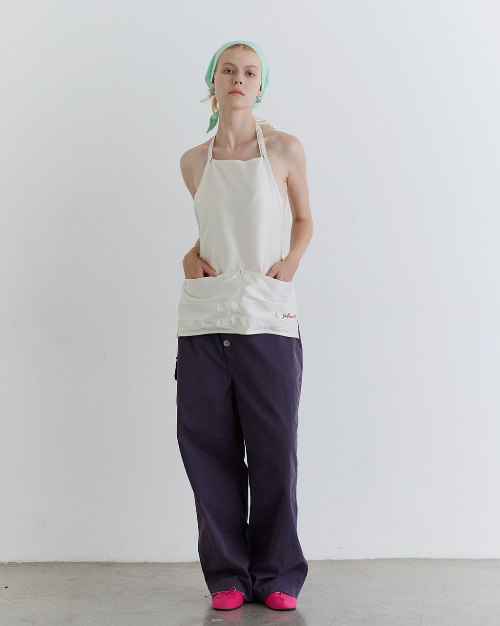 Tali Silk Apron Top
