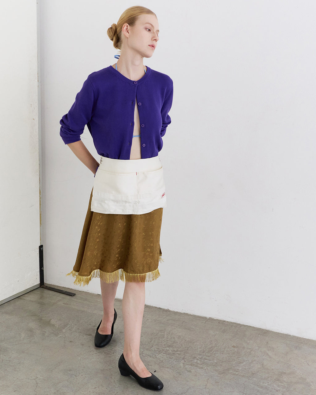 Tali Silk Apron Top
